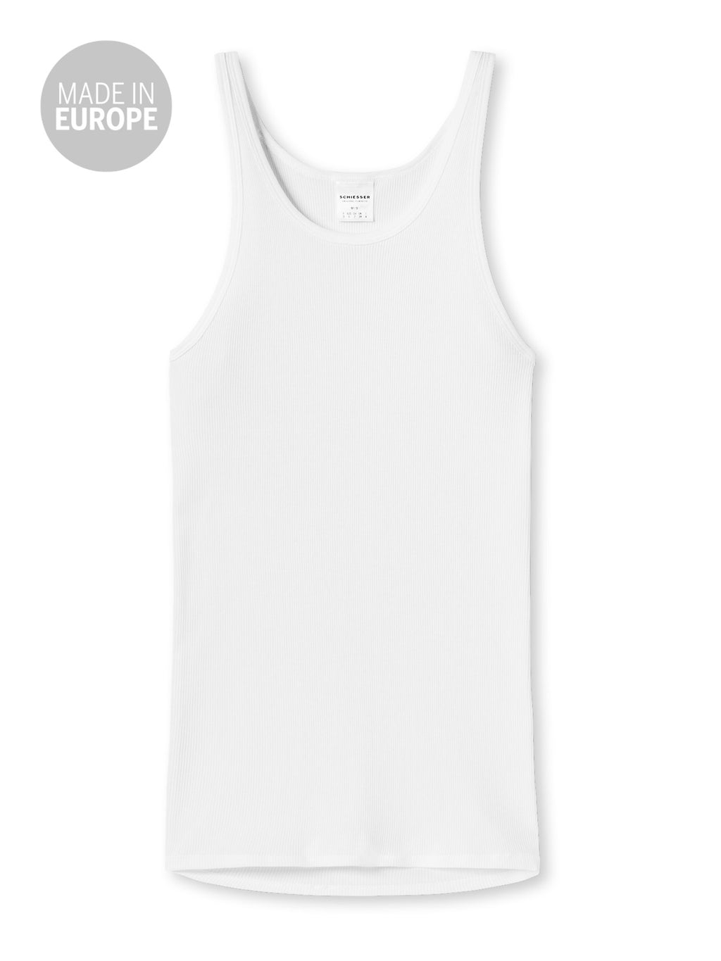 Schiesser Men's Double Rib Undershirt Original Classics