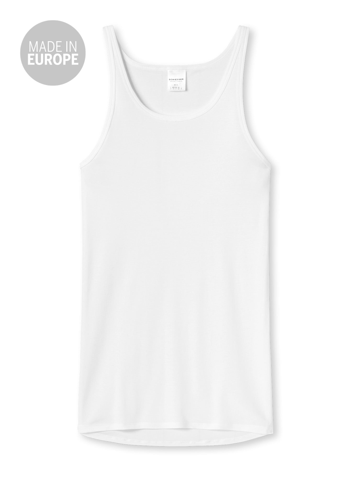 SCHIESSER Herren Unterhemd Classics Feinripp