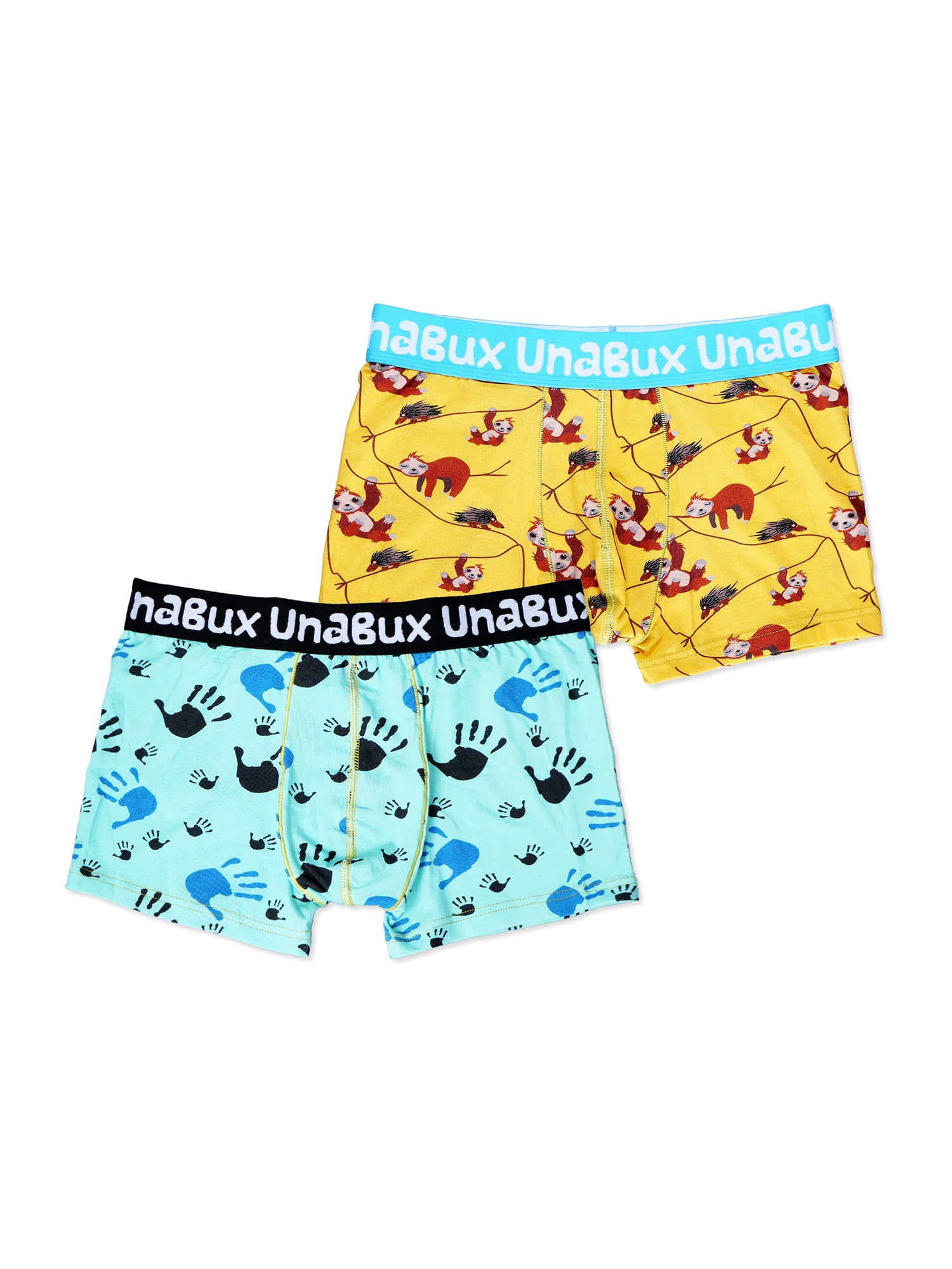UnaBux Herren Boxer-Briefs Five Fingers / Good Old Anchor 2er Pack