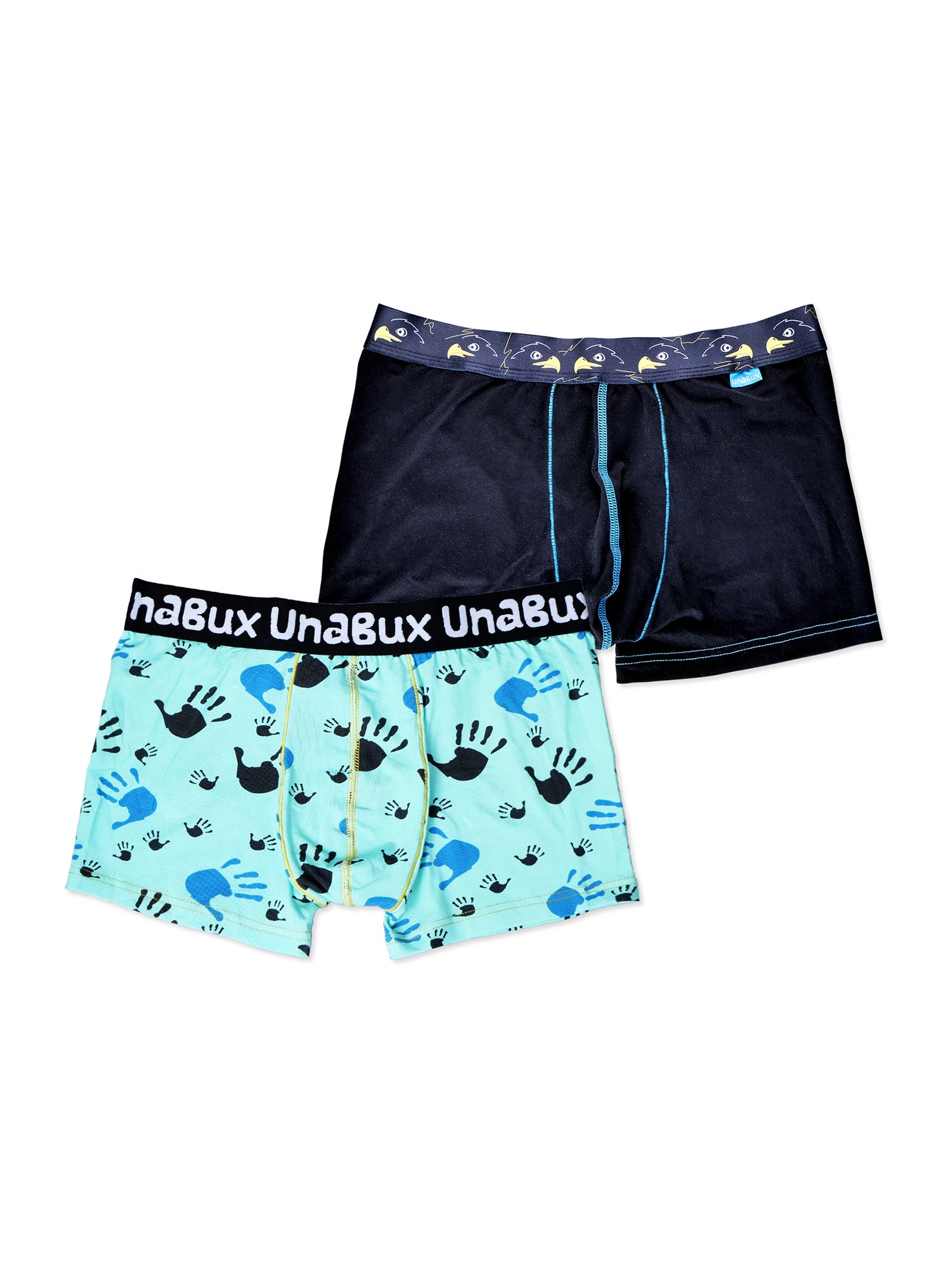 UnaBux Herren Boxer-Briefs Five Fingers / Good Old Anchor 2er Pack