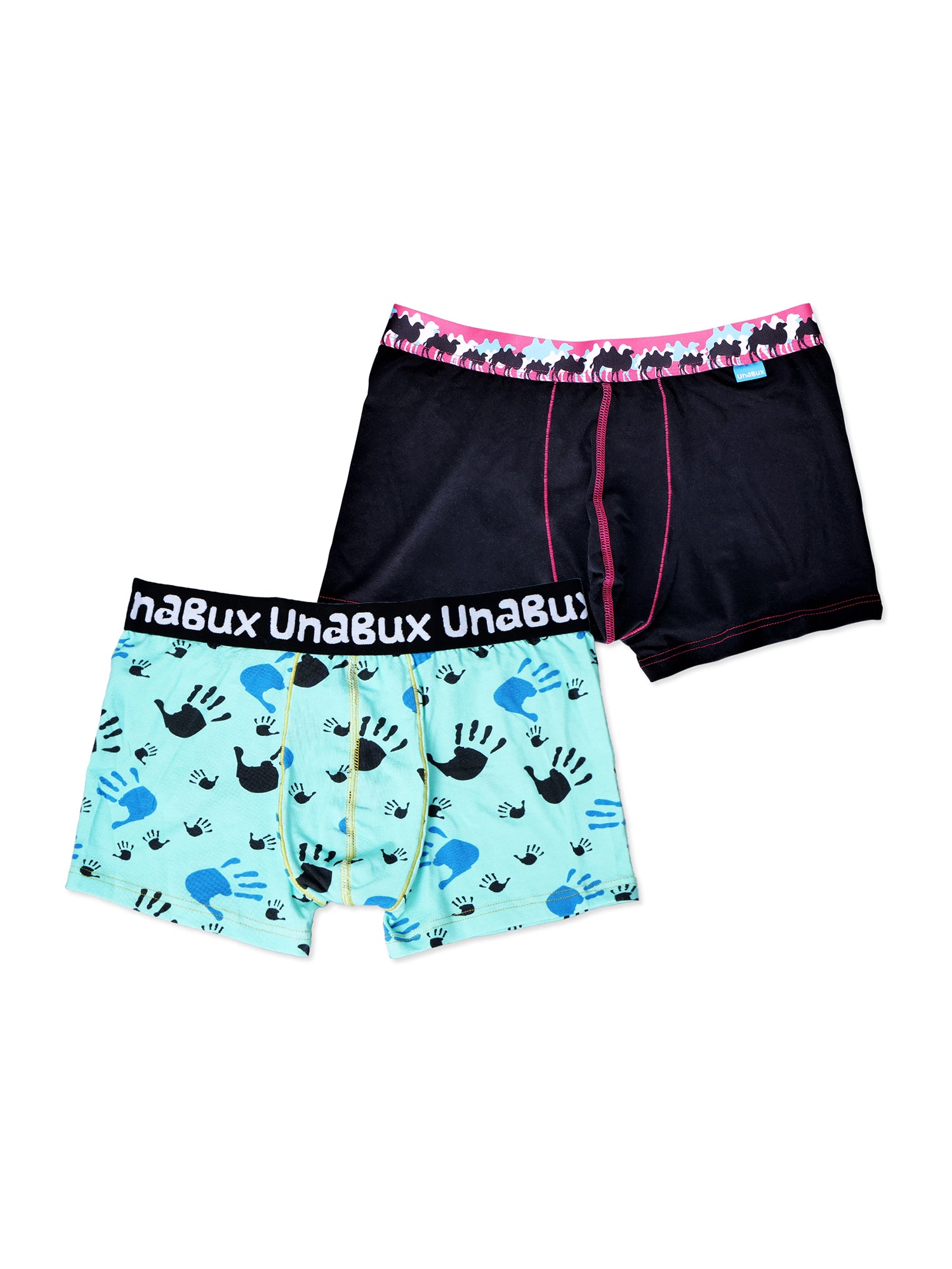 UnaBux Herren Boxer-Briefs Five Fingers / Good Old Anchor 2er Pack