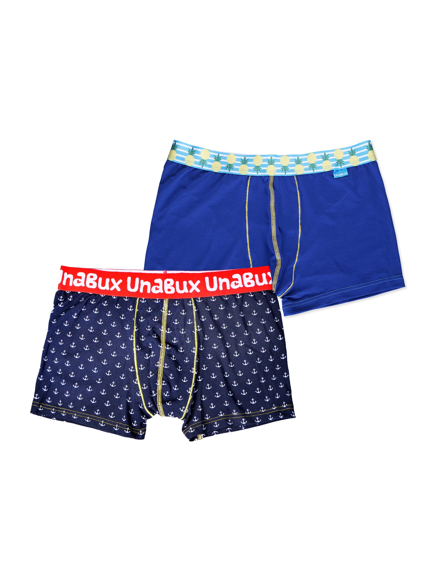 UnaBux Herren Trunks Good Old Anchor / Five Fingers 2er Pack