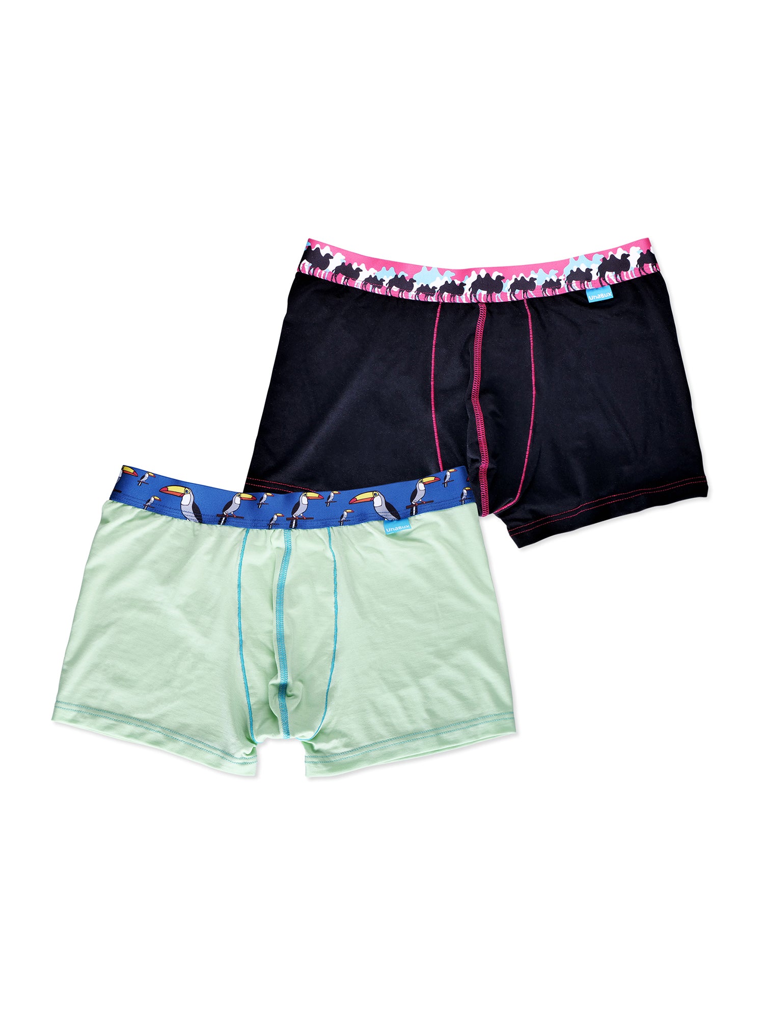 UnaBux Herren Trunks Camel Caravane / Five Fingers 2er Pack