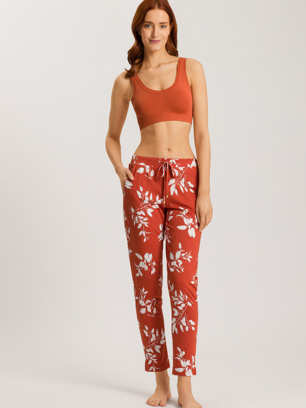 tangerine flowers / L