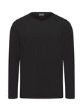 HANRO Herren Longsleeve Casuals V-Ausschnitt