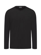 HANRO Herren Longsleeve Casuals V-Ausschnitt