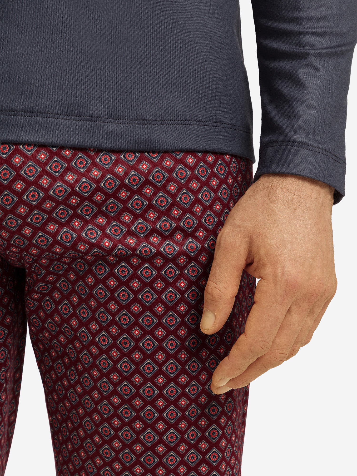 red gems print / L