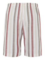 russet beige stripe / L