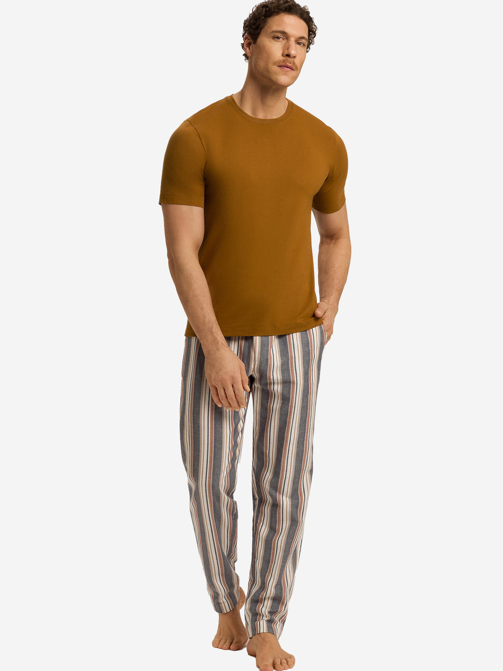 redwood stripe / L