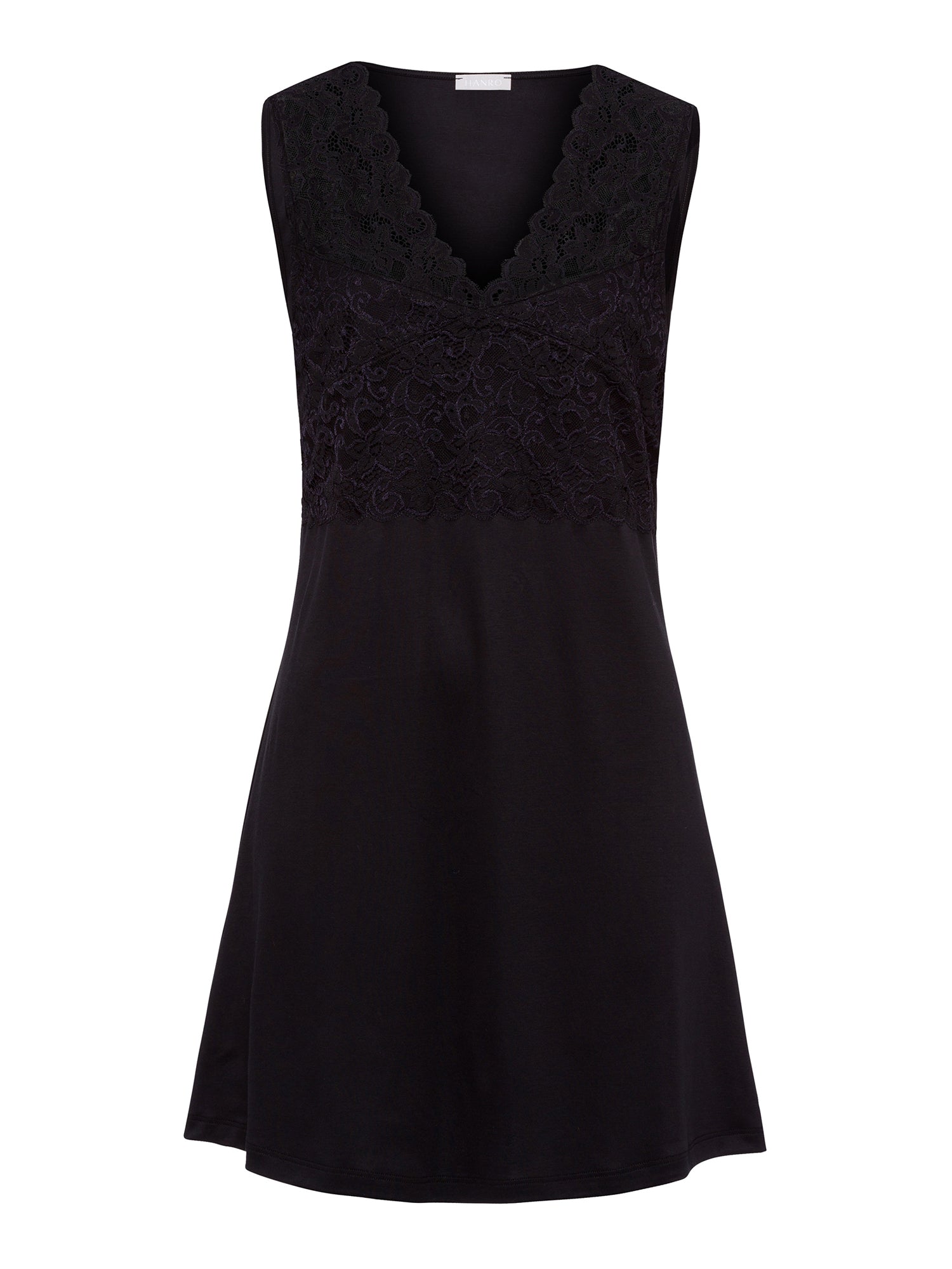 HANRO Damen Moments Nachthemd o.Arm 90 cm