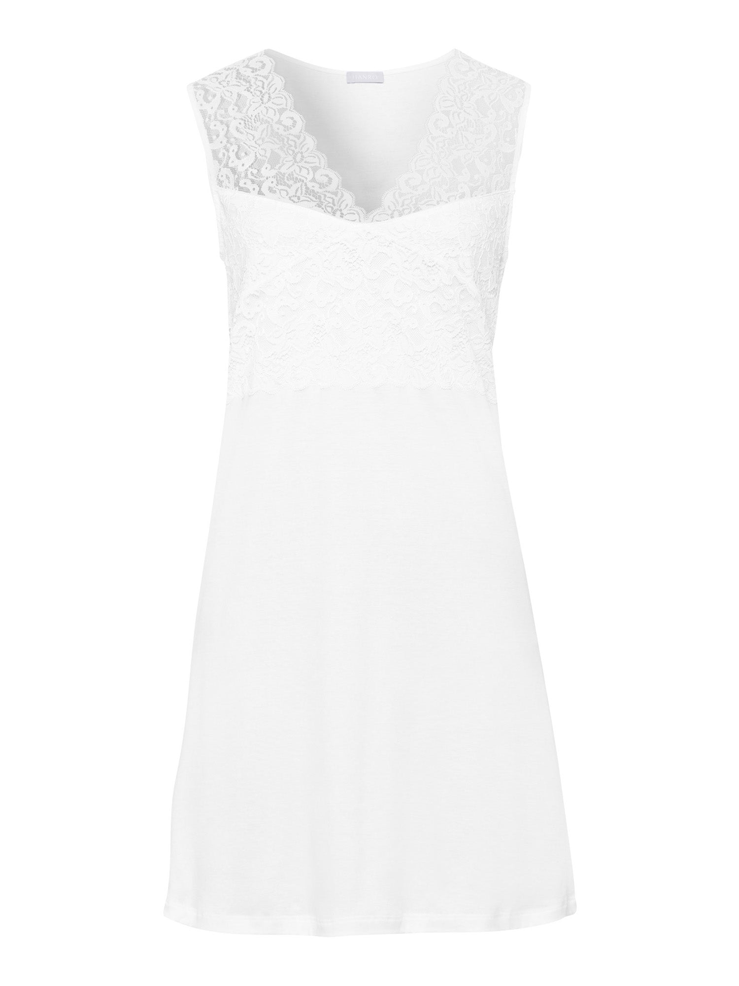 HANRO Damen Moments Nachthemd o.Arm 90 cm