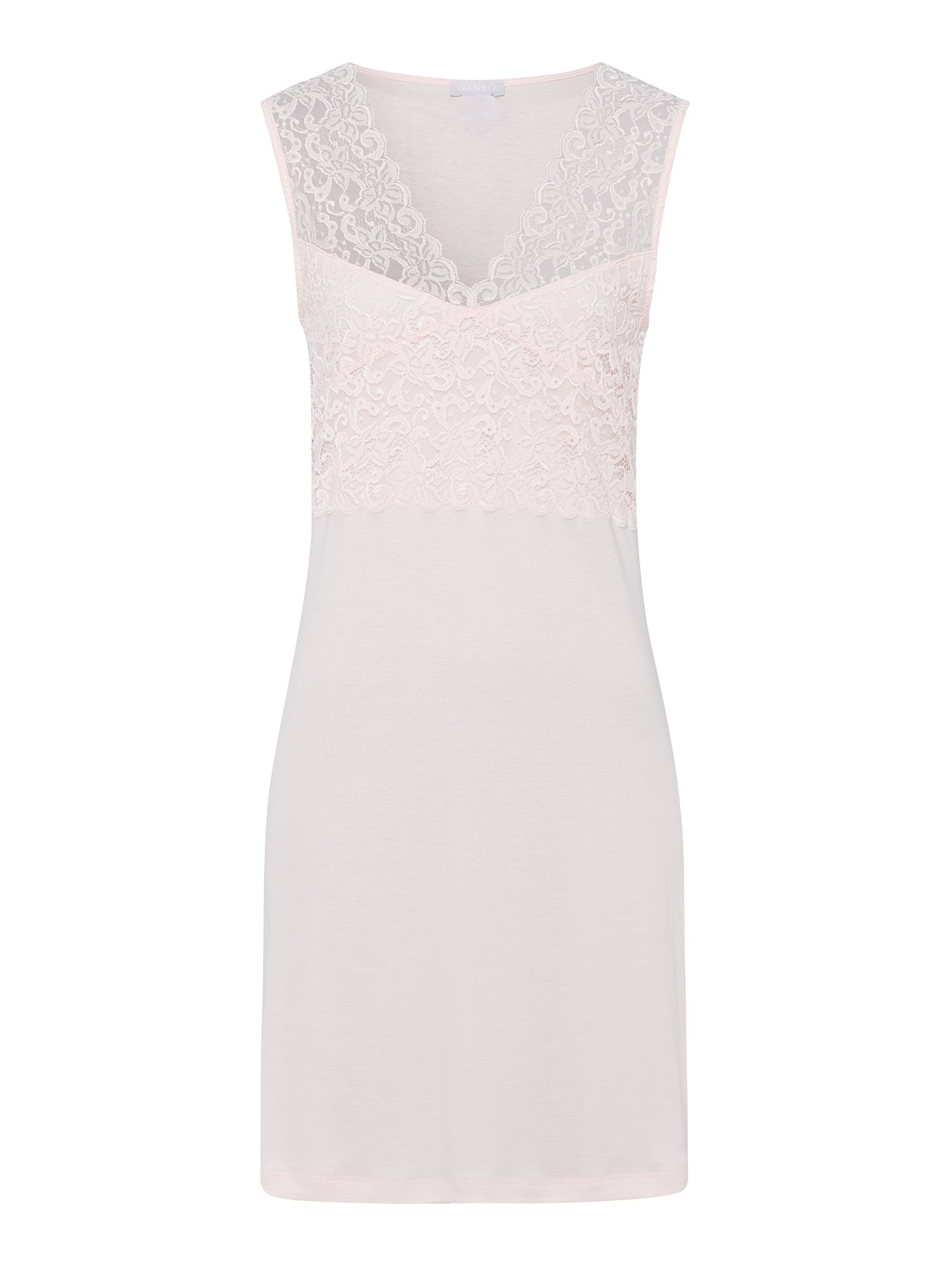 HANRO Damen Moments Nachthemd o.Arm 90 cm