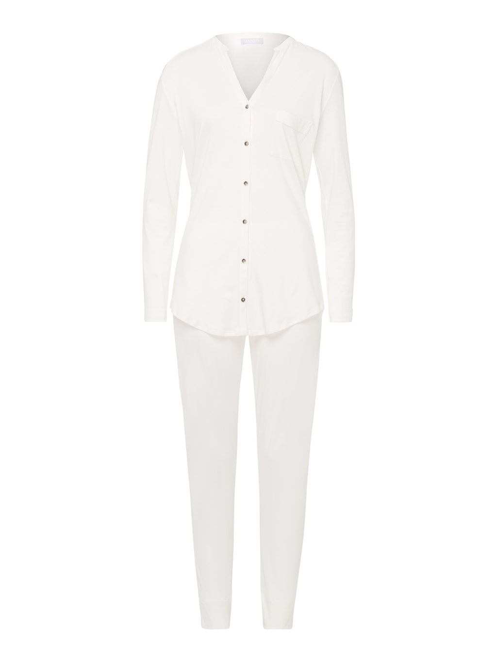 HANRO Damen Langarm Pyjama Pure Essence