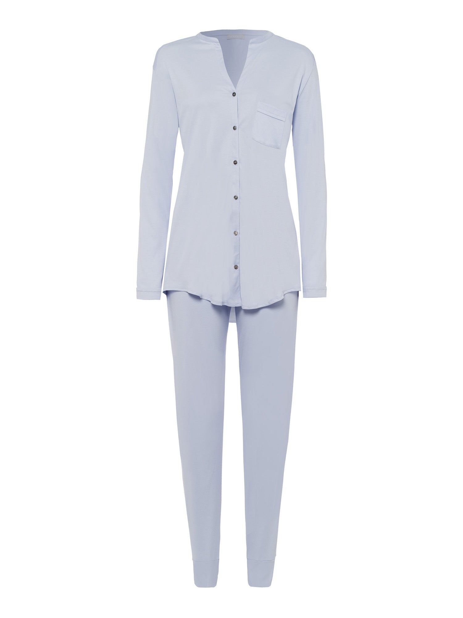 HANRO Damen Langarm Pyjama Pure Essence