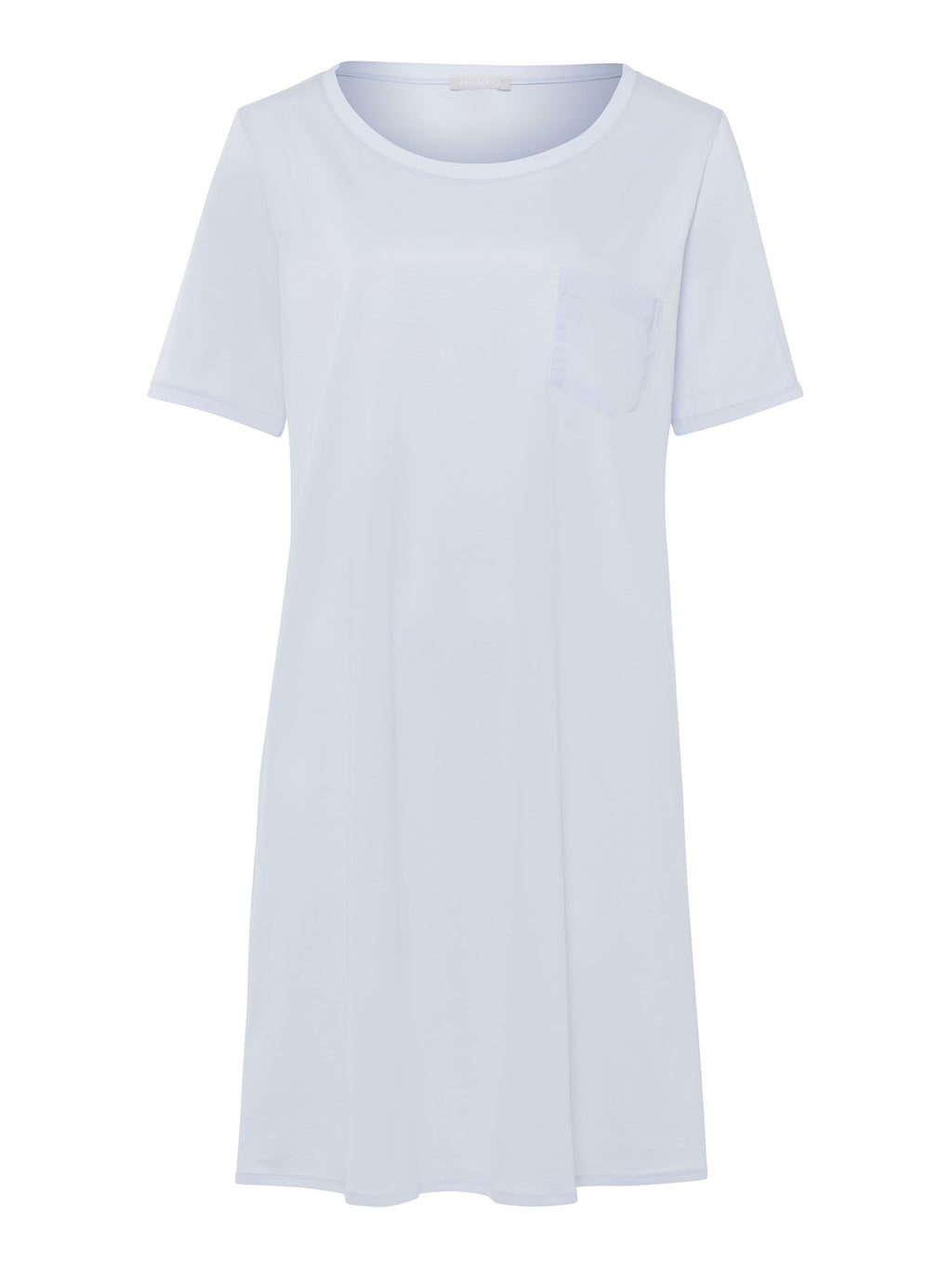 HANRO Damen Kurzarm Cotton Deluxe Nachthemd 90 cm