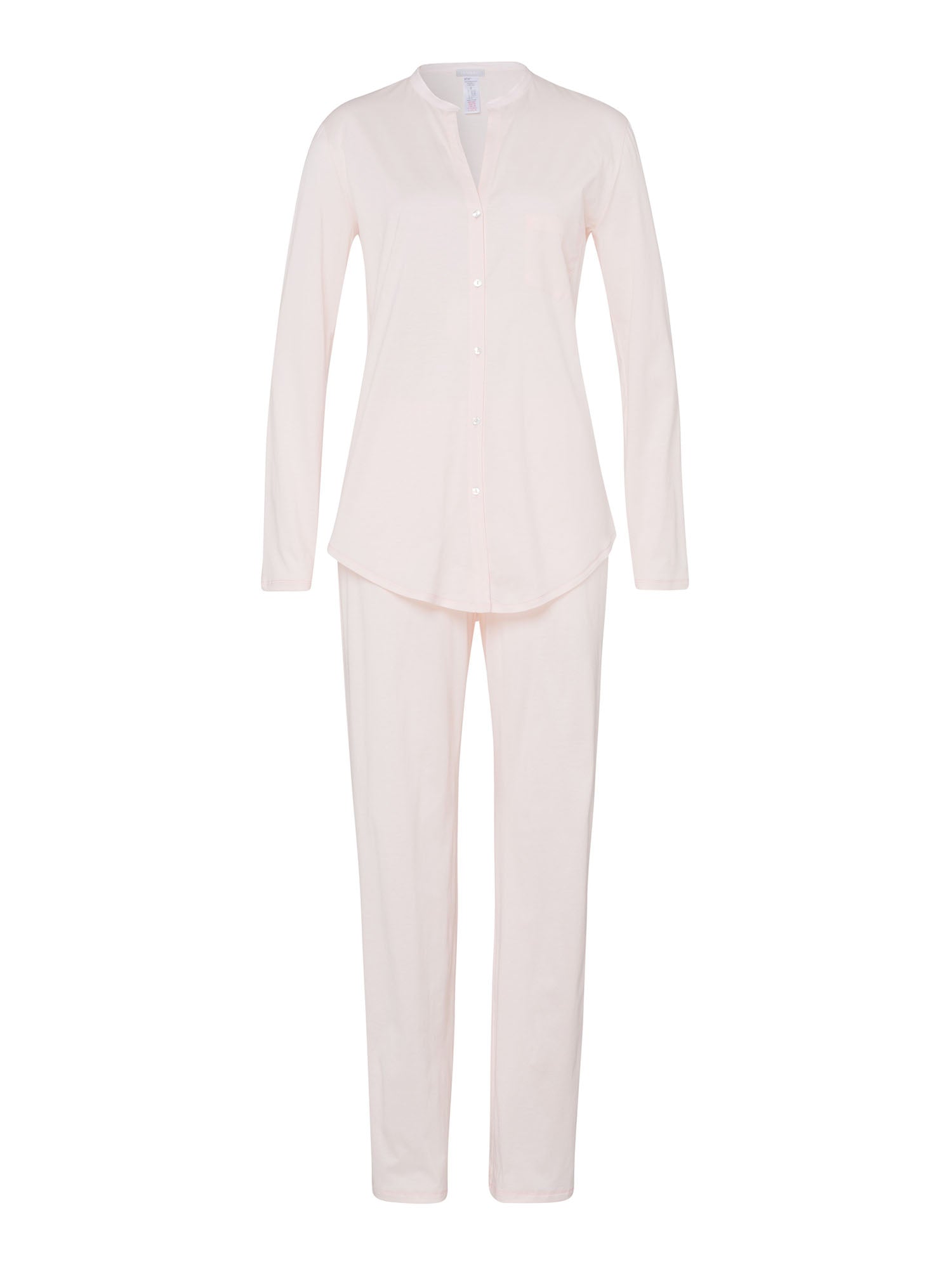 HANRO Damen Langarm Pyjama Cotton Deluxe