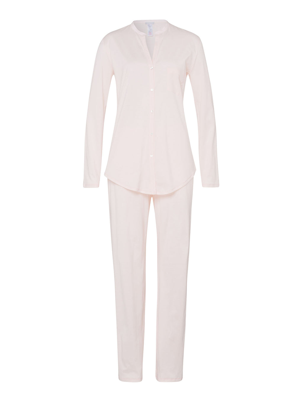 HANRO Damen Langarm Pyjama Cotton Deluxe