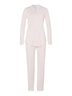 HANRO Damen Langarm Pyjama Cotton Deluxe
