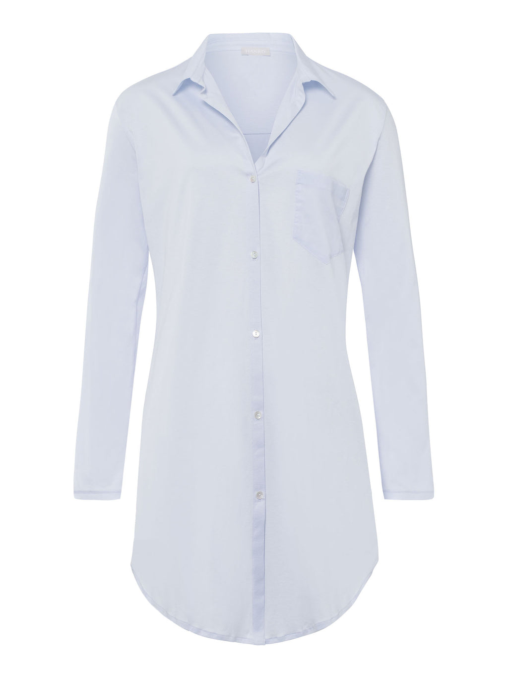 HANRO Damen Langarm Nachthemd Cotton Deluxe 90 cm