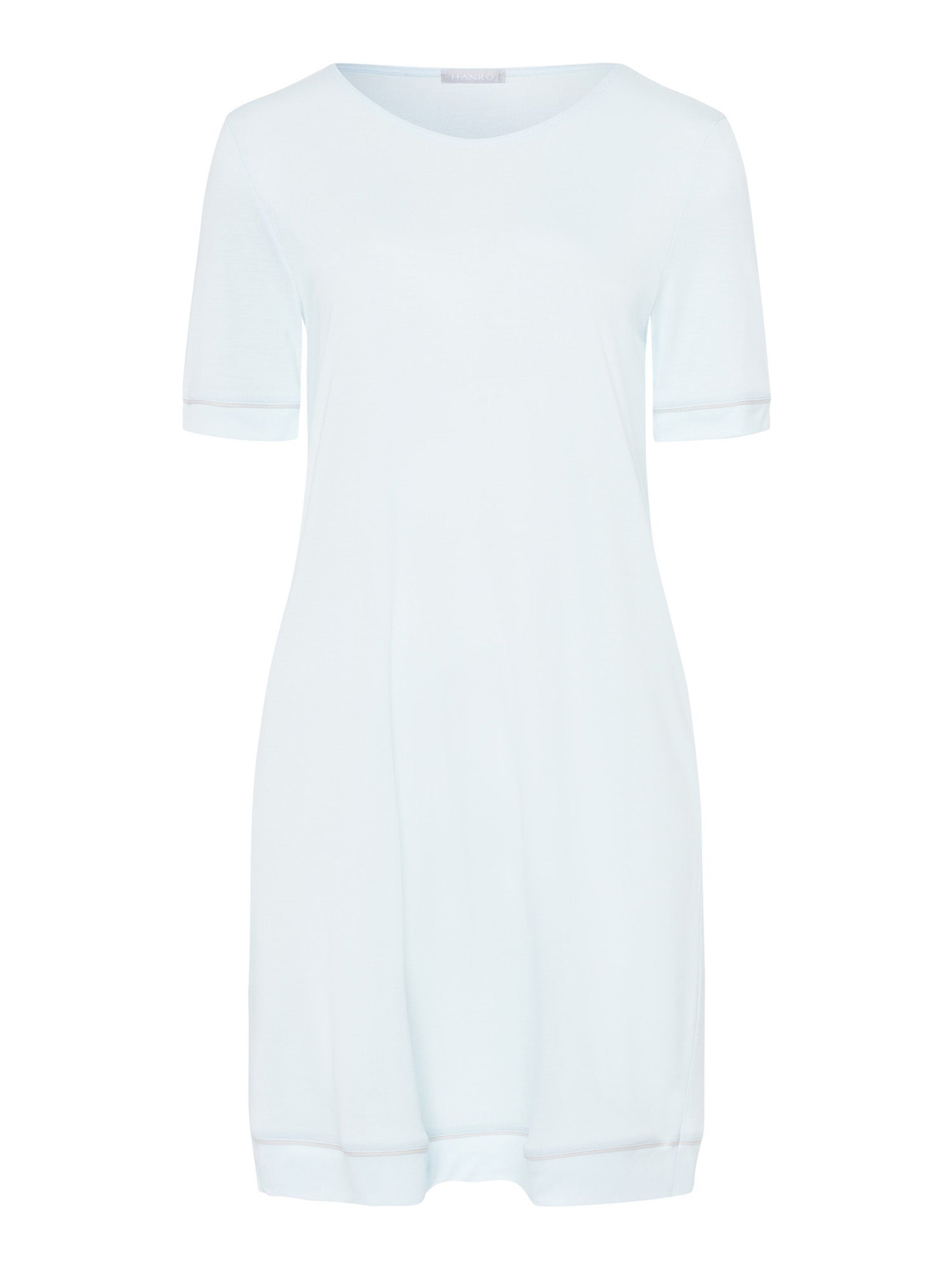 HANRO Damen Kurzarm Nachthemd Natural Comfort 90 cm