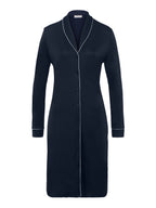 HANRO Damen Langarm Nachthemd Natural Comfort 100 cm