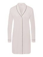 HANRO Damen Langarm Nachthemd Natural Comfort 100 cm