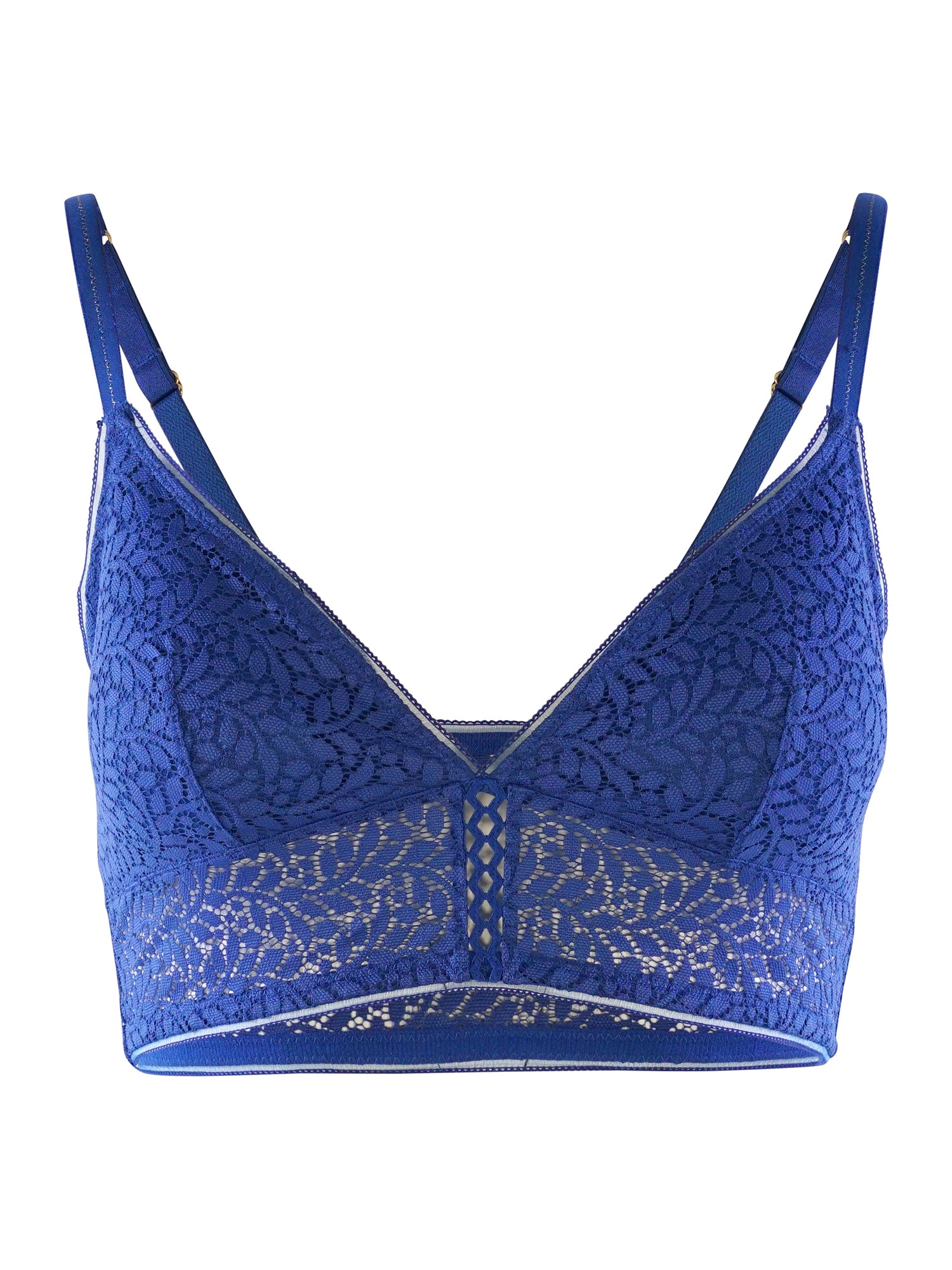 DIM Bralette-bh voor dames met gewatteerde kanten rand