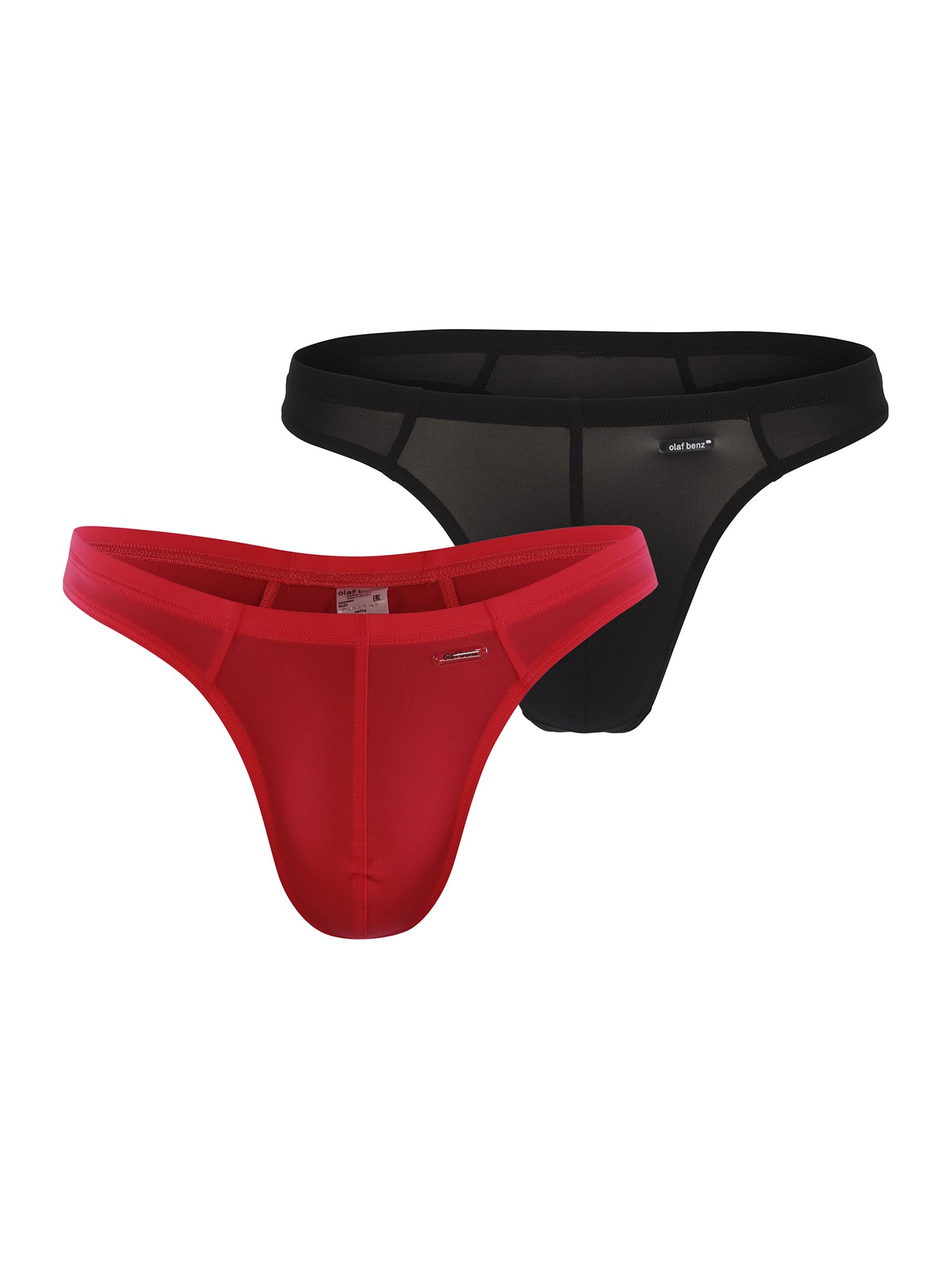 Olaf Benz Herren String RED0965 2er Pack