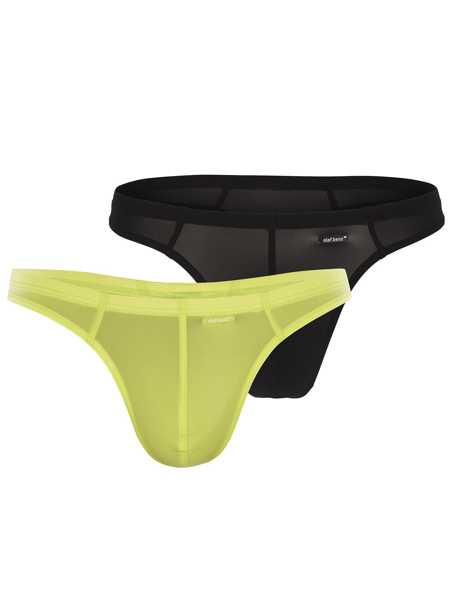 black-lime green / L