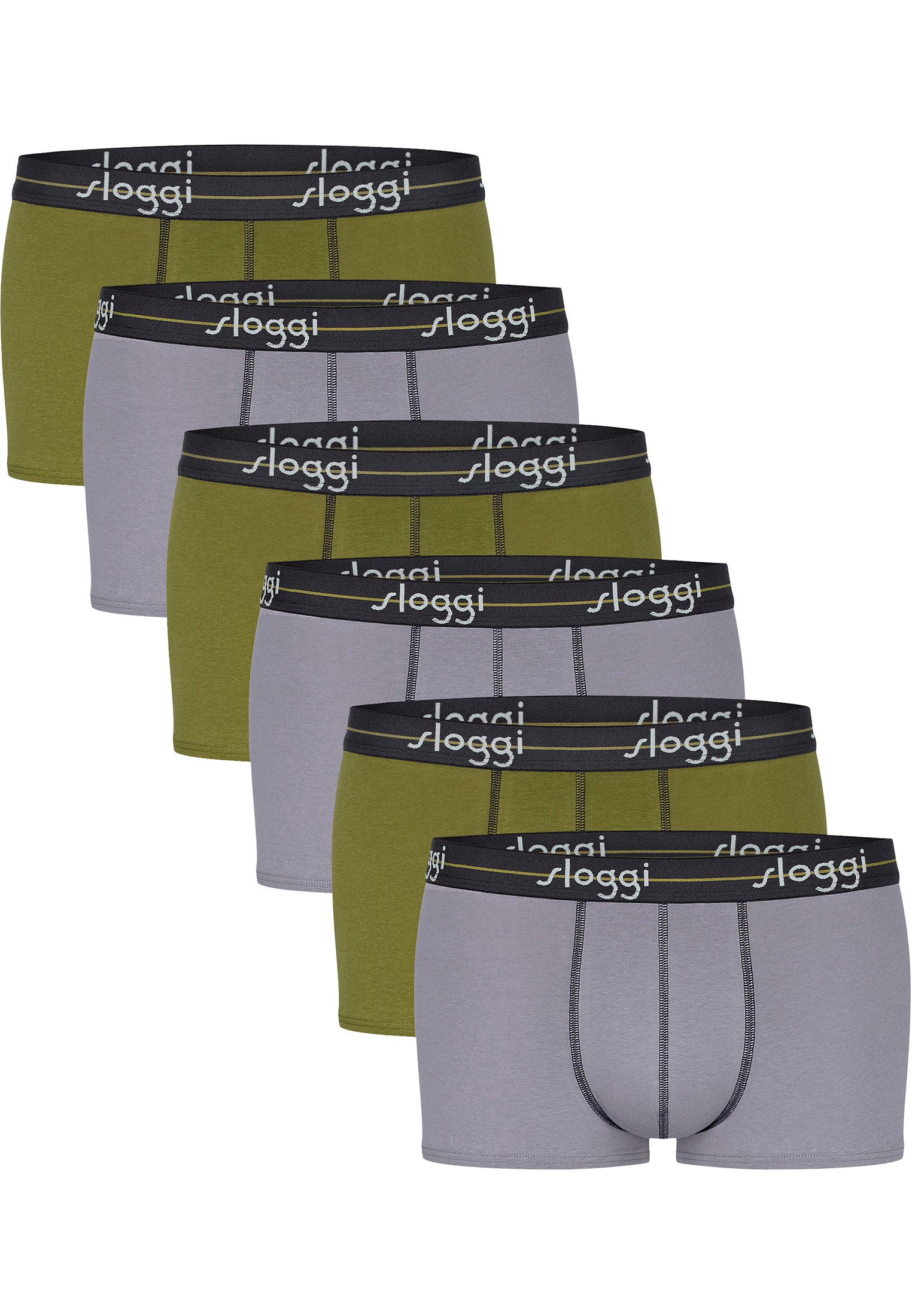 sloggi Herren Trunks Start Hipster 6er Pack
