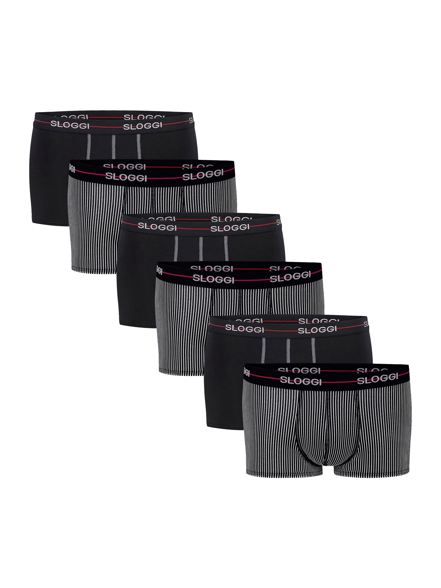 sloggi Herren Trunks Start Hipster 6er Pack
