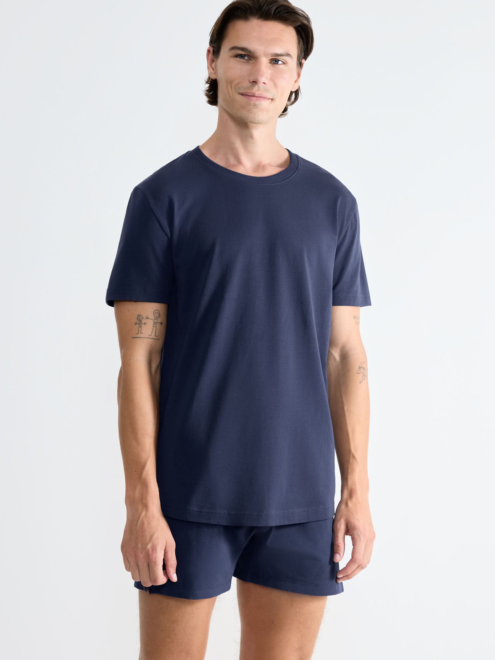 BLUE BLACK / L