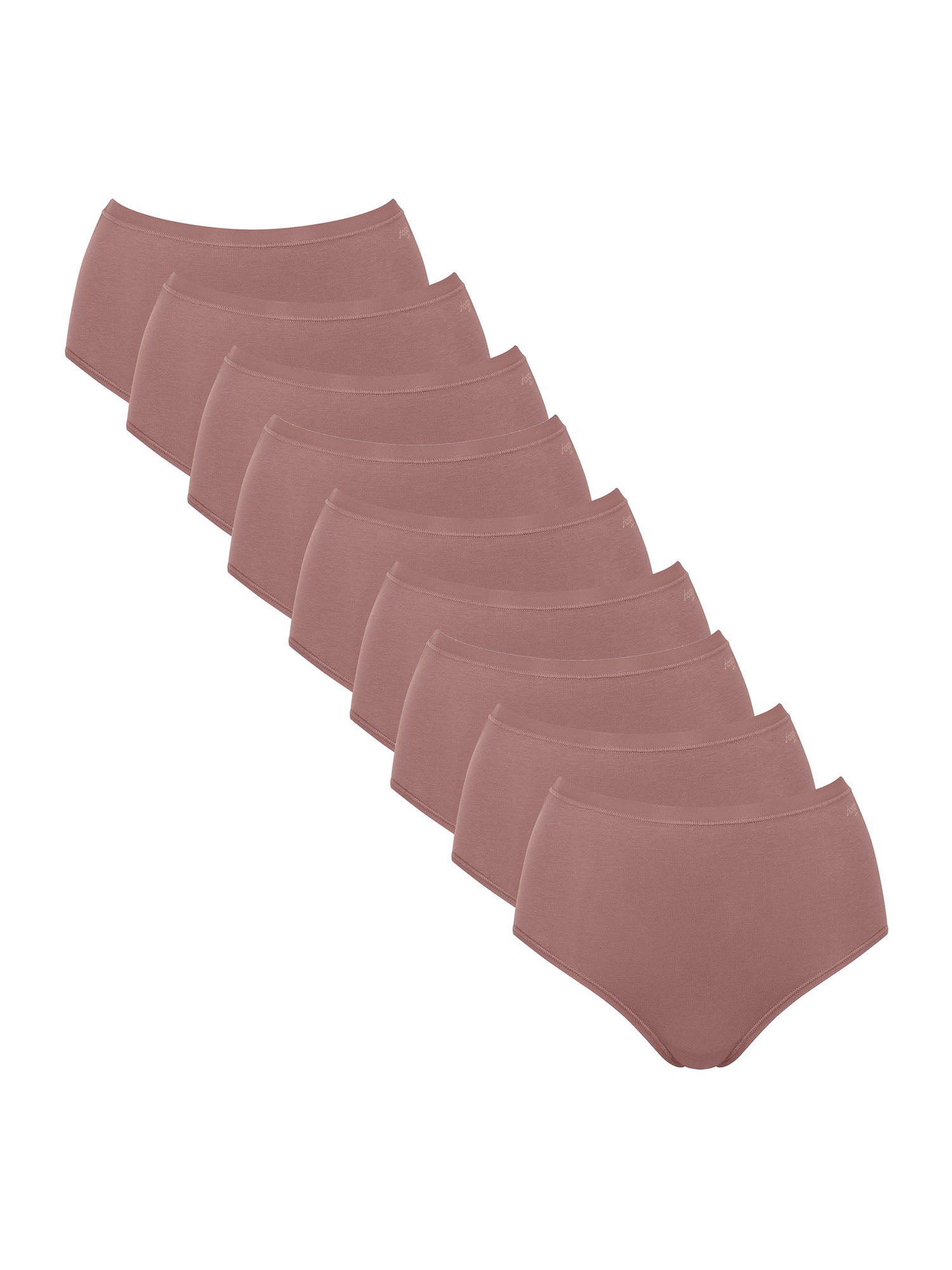 sloggi Damen Midislip Pure Comfort Midi 9er Pack