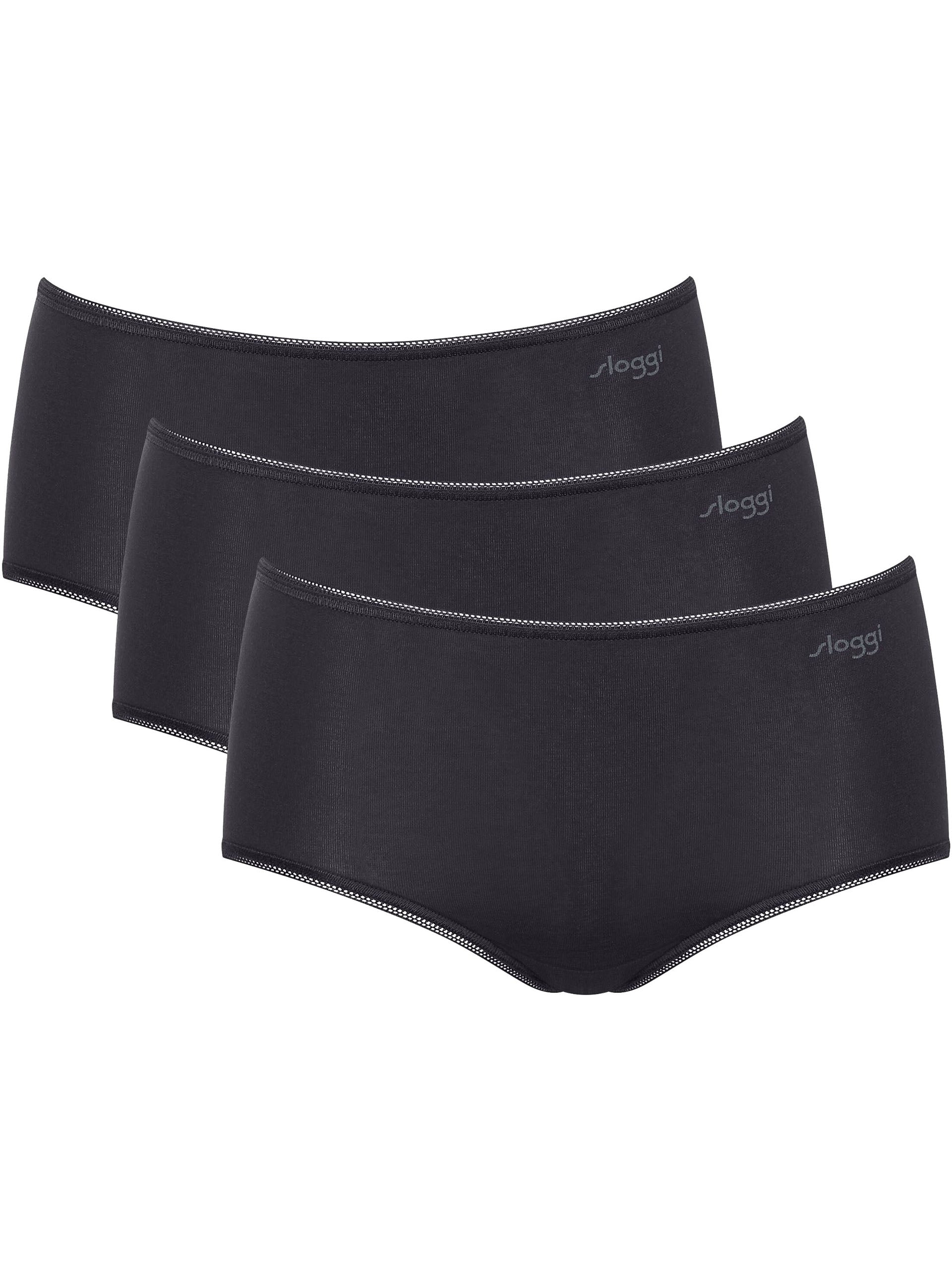 sloggi Damen Midislip Pure Comfort 3er Pack