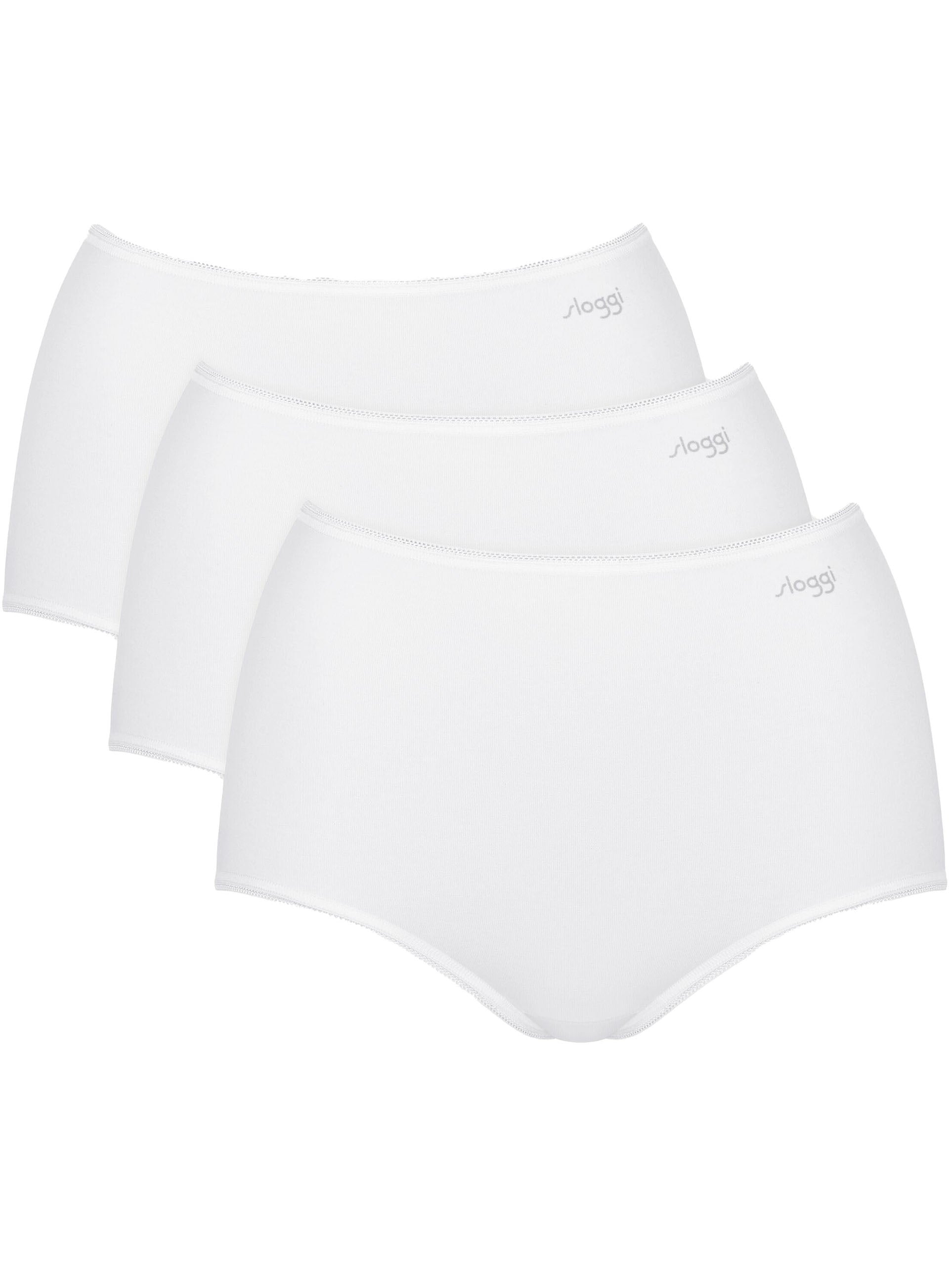 sloggi Damen Maxislip Pure Comfort 3er Pack
