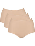 sloggi Damen Maxislip Pure Comfort 3er Pack