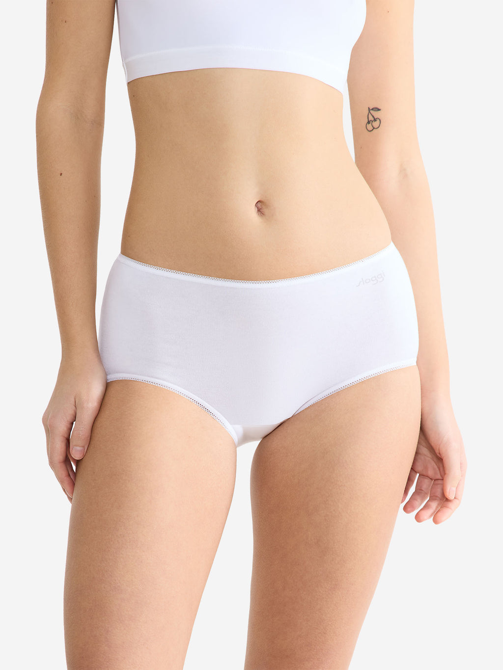 WHITE / L