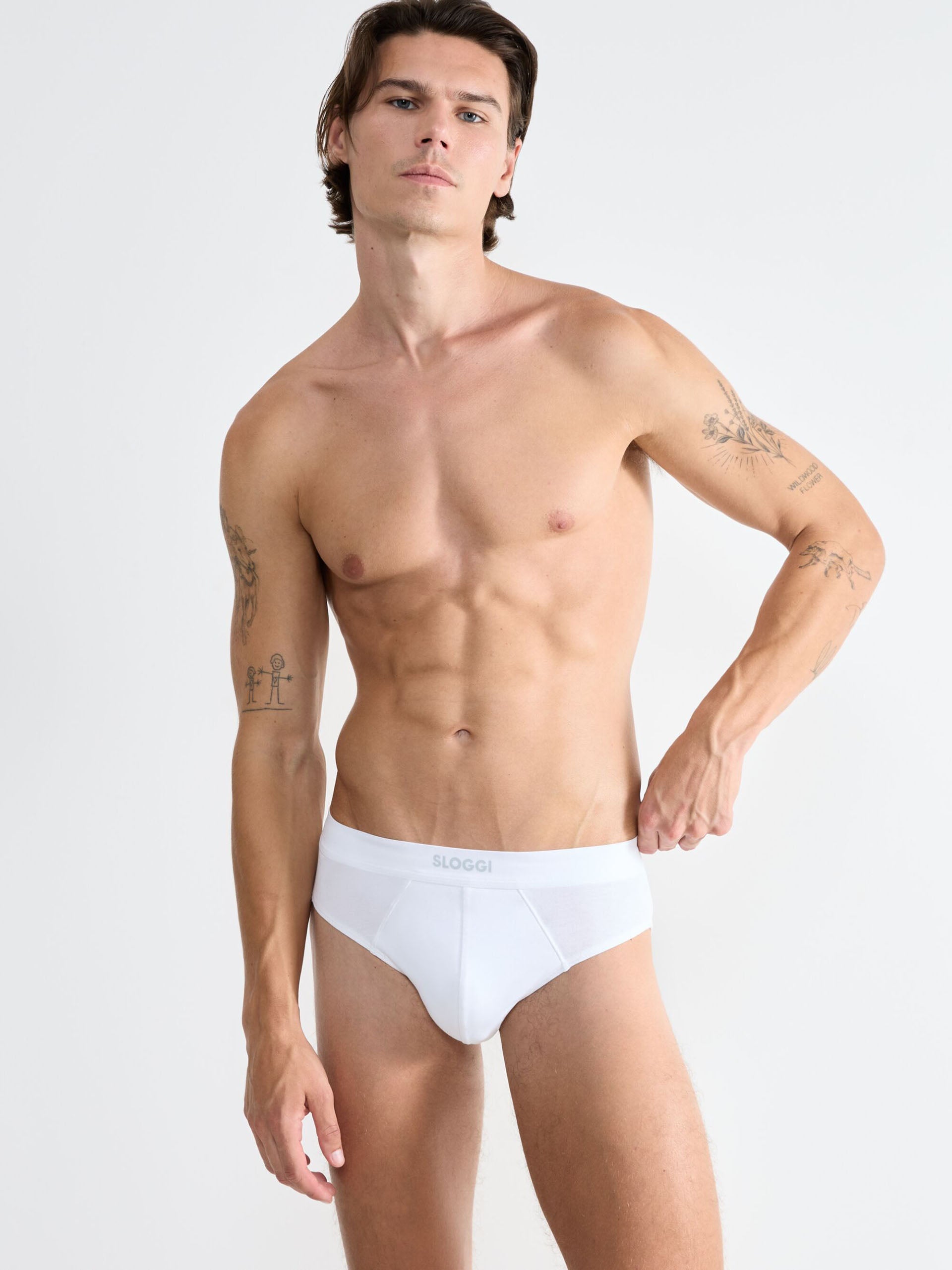 WHITE / L