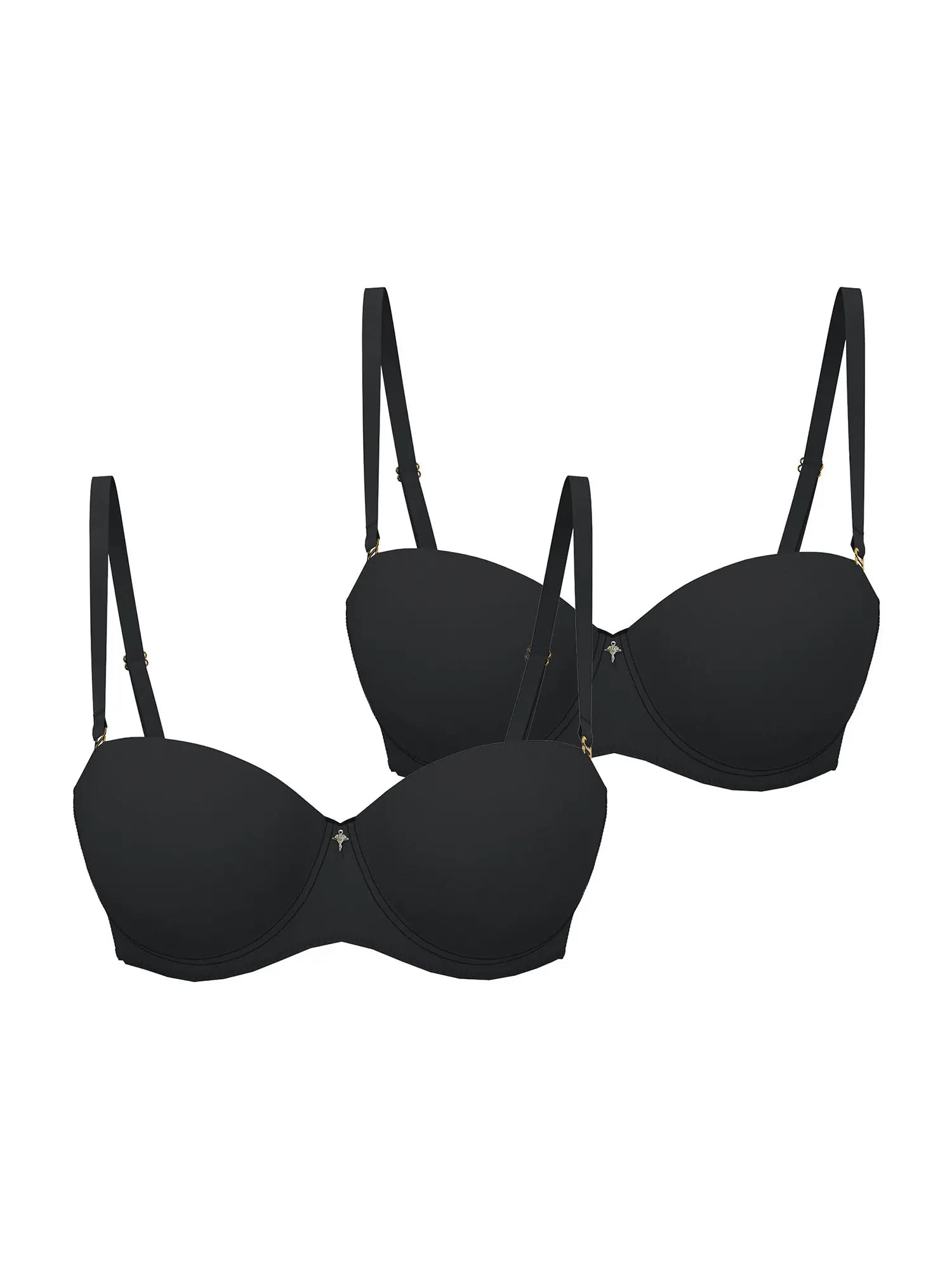 JOOP Damen Multiway-BH Sensation aus Mikrofaser unifarben 2er Pack