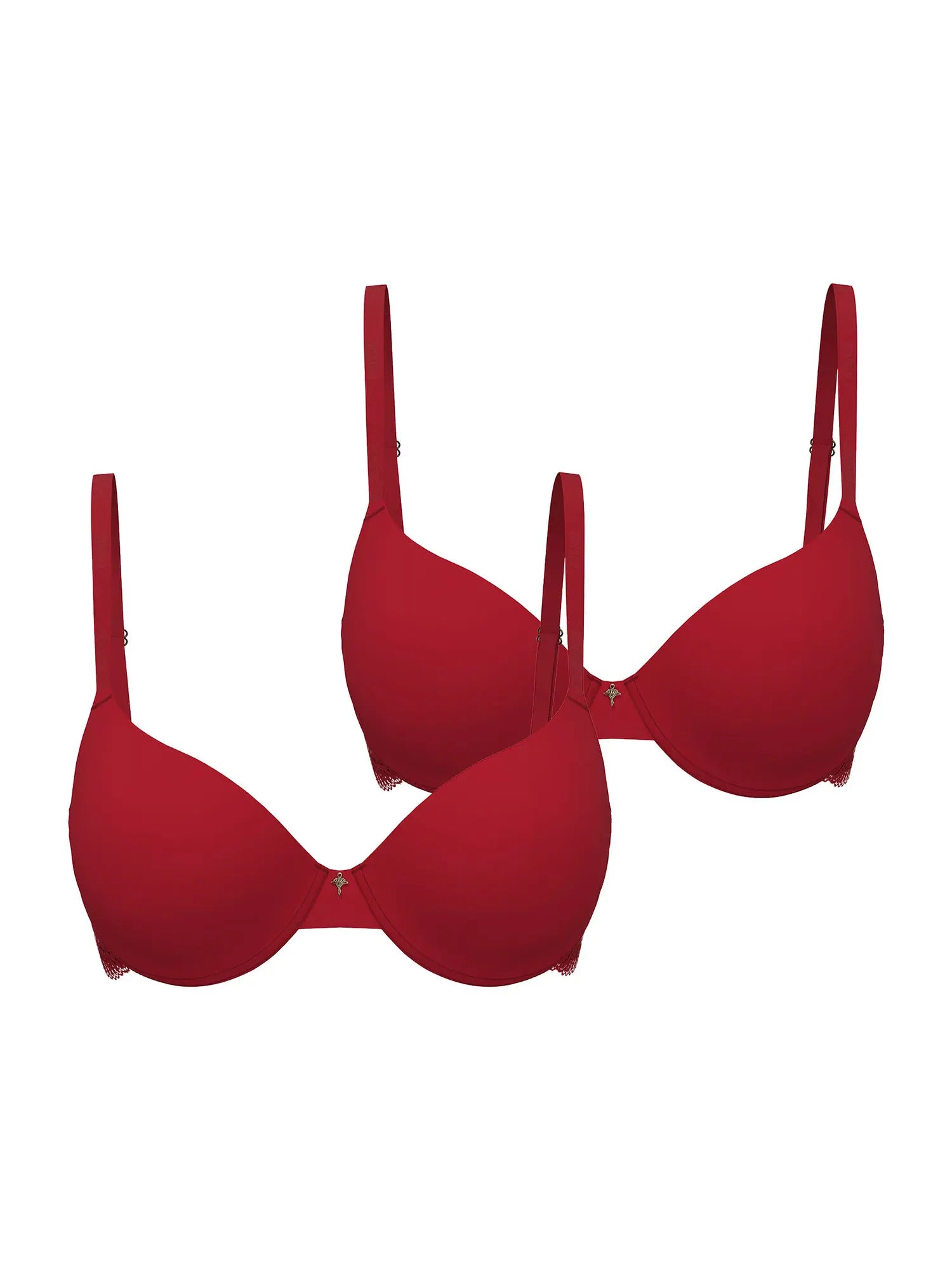 JOOP Damen T-Shirt-BH Beautiful unifarben 2er Pack