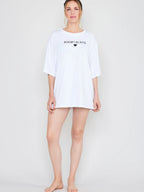 WHITE / L