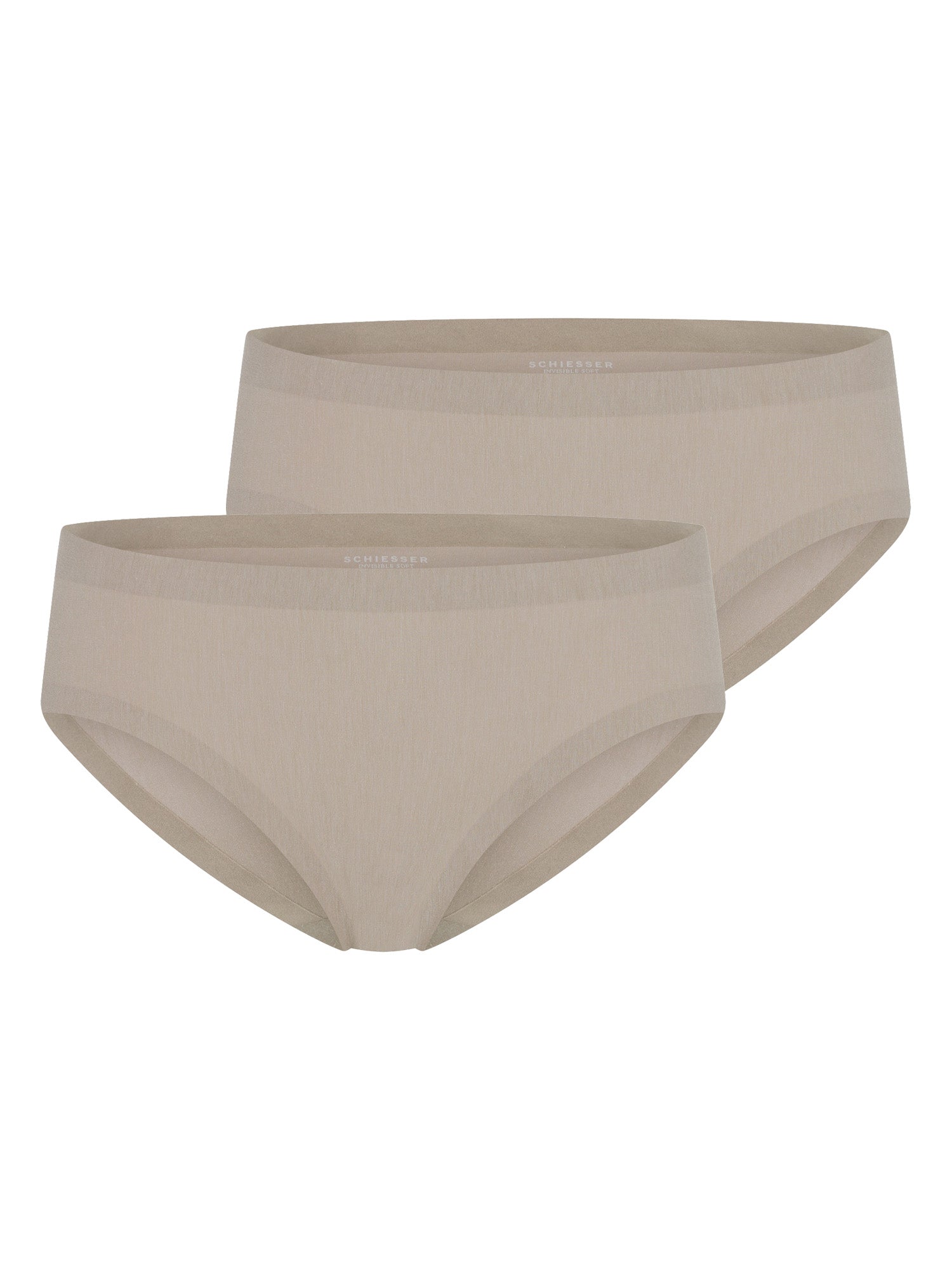SCHIESSER Damen Slip Invisible Cotton 2er Pack