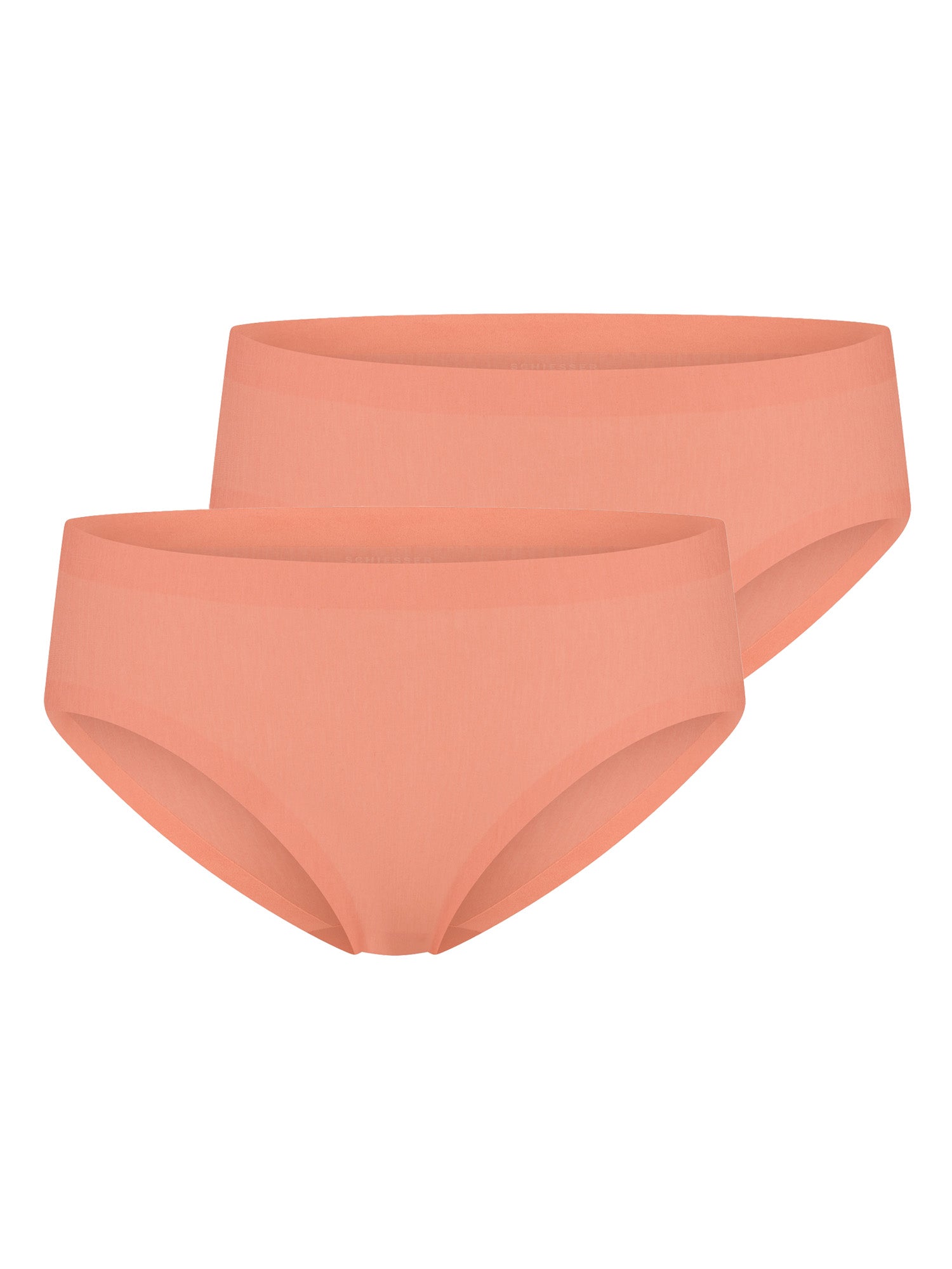SCHIESSER Damen Slip Invisible Cotton 2er Pack