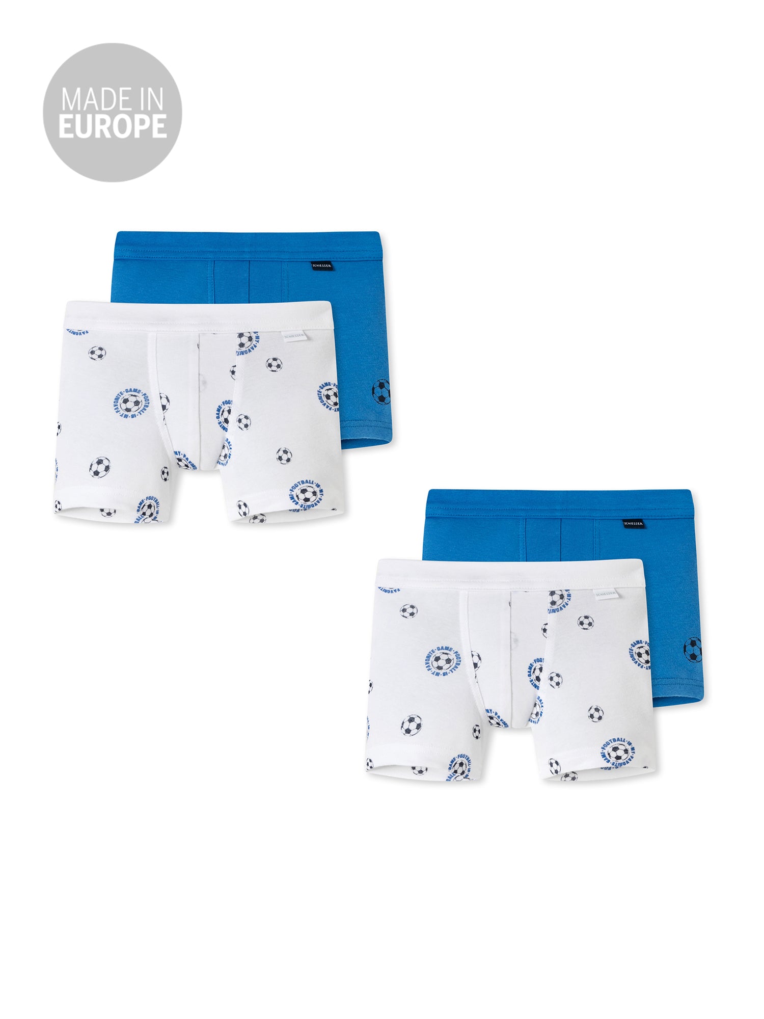 SCHIESSER Jungen Trunks Allday Basic 4er Pack