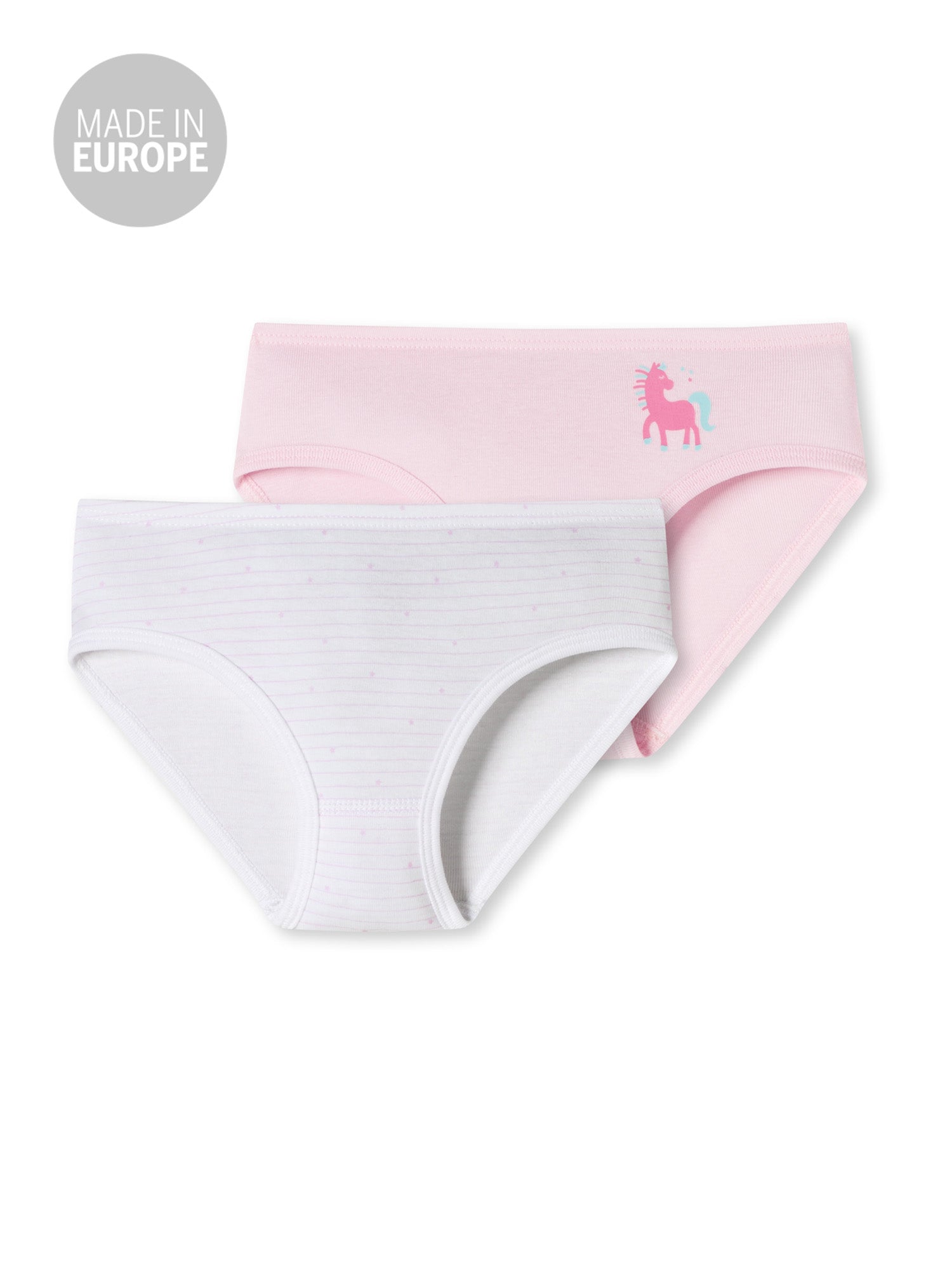 SCHIESSER Mädchen Slip Basic Kids 2er Pack