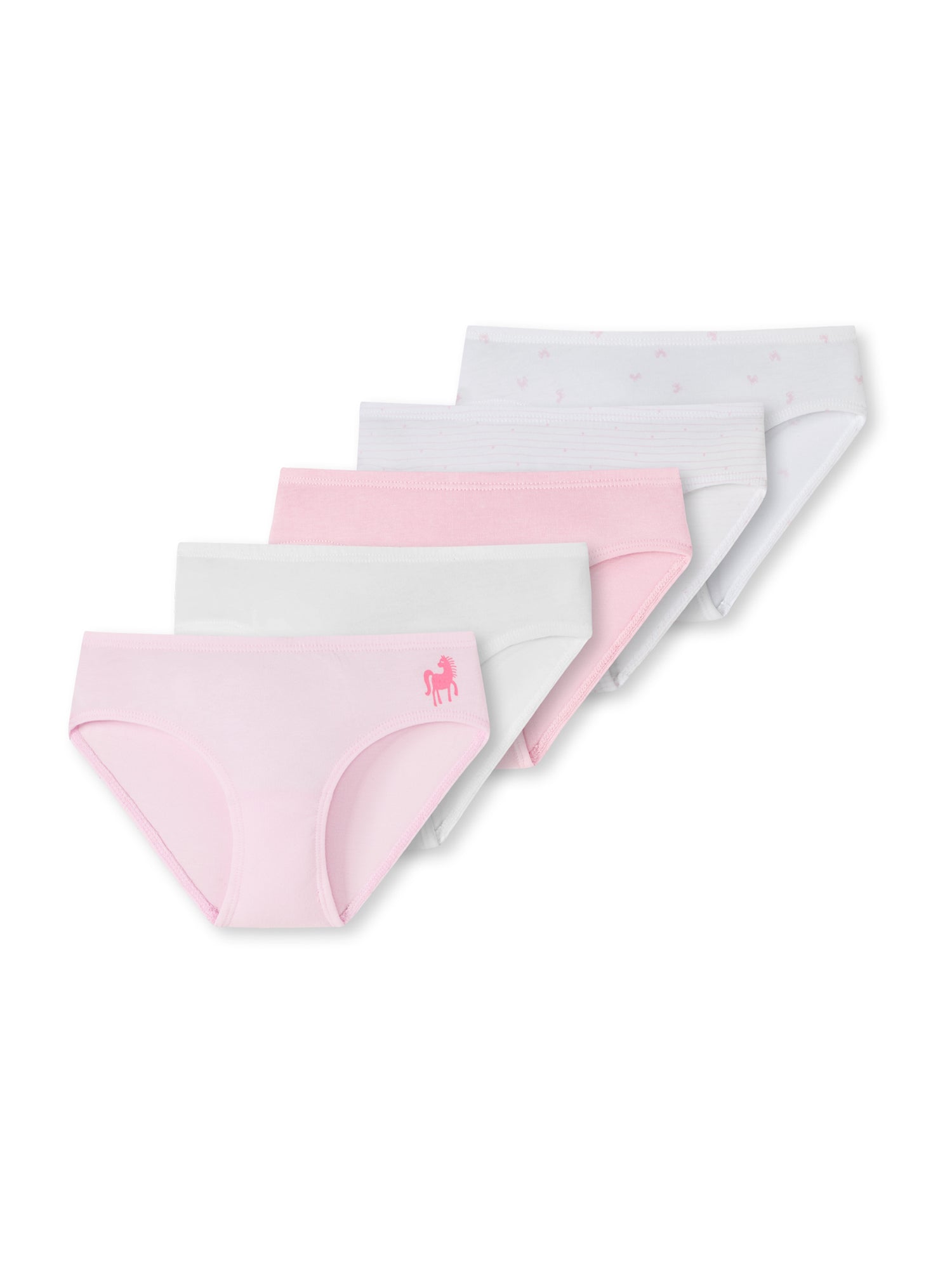 SCHIESSER Mädchen Slip Basic Kids 5er Pack