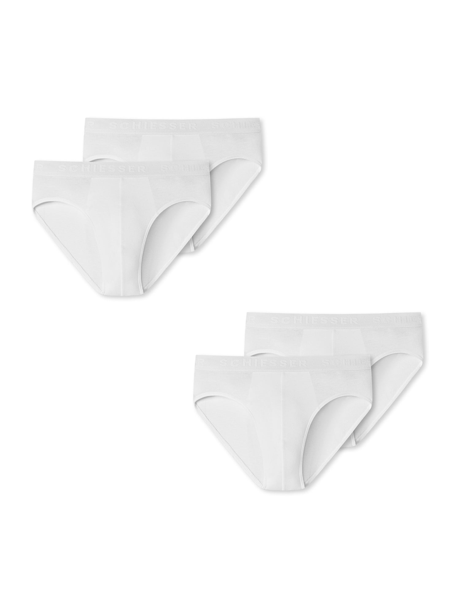 SCHIESSER Jungen Slip Allday Basic 4er Pack