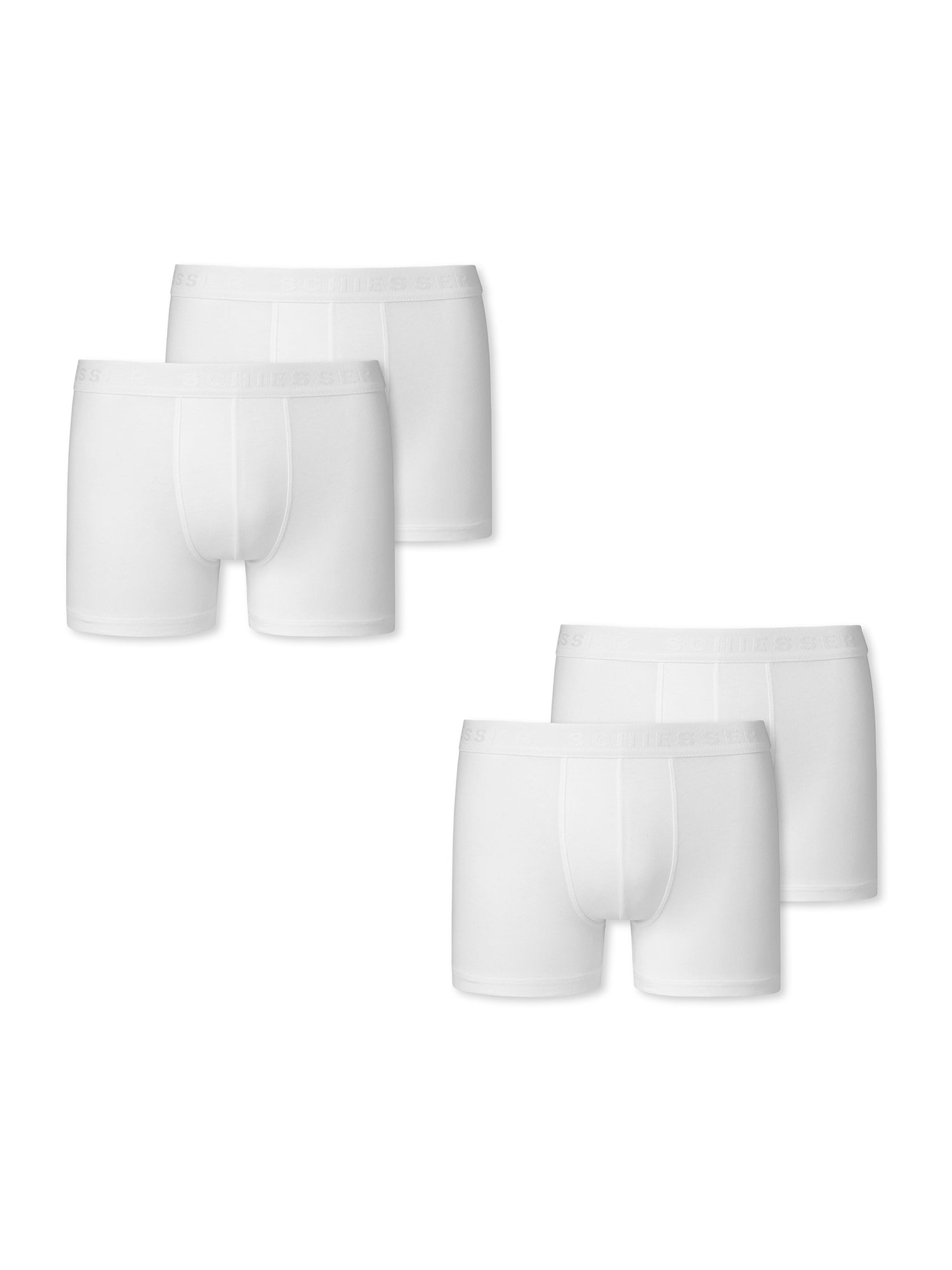 SCHIESSER Jungen Trunks Allday Basic 4er Pack