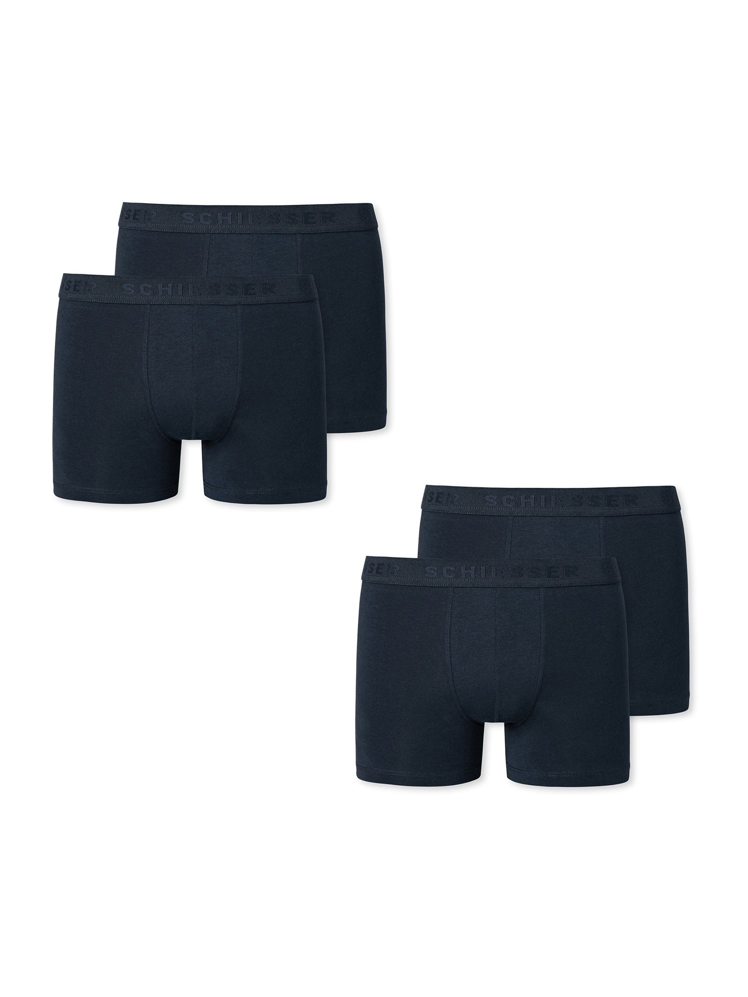 SCHIESSER Jungen Trunks Allday Basic 4er Pack