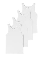 SCHIESSER Herren Unterhemd Uncover 4er Pack